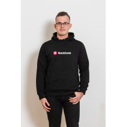 Rackhost pulóver - Fekete