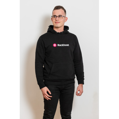 Rackhost pulóver - Fekete