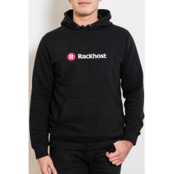 Rackhost pulóver - Fekete