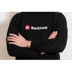 Rackhost pulóver - Fekete